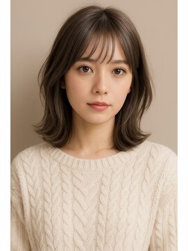 ラクヘアー 住吉店(rak hair) 若髪ミディアムスタイル