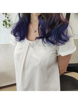 美容室ピース ハイトーングラデーションカラー