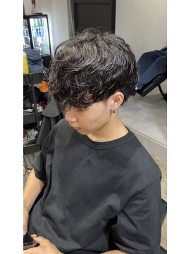 アソビ シャドウパーマ