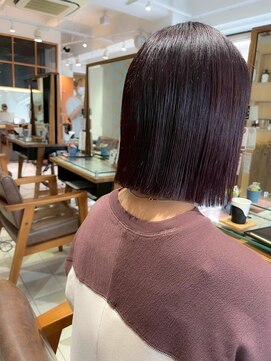 バブ バイネオリーブ(Bab by neolive) ココアベージュ/オリーブグレー/小顔/ミニボブ/ボルドー