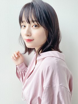 ケーツー エソラ池袋店(K-two) ミディアムヘア*顔周りカット*前髪カット*髪質改善*グレージュ