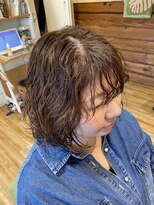 ヘアーサロンオハナ(hair salon OHANA)&nbsp;ミディアムレイヤーパーマスタイル