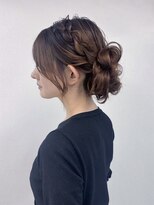 エヌ 銀座新橋(N)&nbsp;サイドシニヨン/編み込み/結婚式/浴衣/ヘアセット/銀座