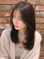 ヘアールームノエル(Hair room Noel) 愛されワンカールレイヤーミディアムルーズウェーブゆるふわ巻き