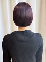 ベルフェミンイオンS.C&nbsp;艶感ボルドーのコンパクトボブ
