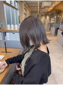 結べるボブ × 透明感カラー