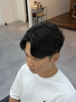 ブリードトウキョウ 亀戸店(BRYD TOKYO) センターパートニュアンスパーマ曲がる縮毛矯正