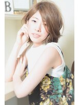 シェア(SHARE hair make works)&nbsp;【SHARE】☆外はね×うざバングでお洒落ショートボブ☆