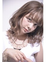 オルセン(OLSEN) 【BALLOON HAIR】透明感たっぷりグレージュ×伸ばしかけミディ