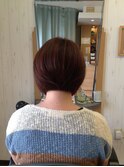 えりあしスッキリ前下がりボブ