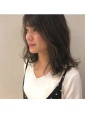 暗髪やわハイライト
