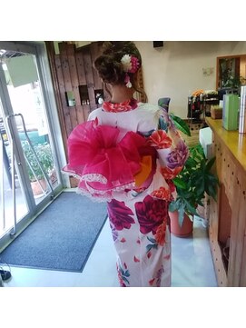 ヘアコンポジション マーキュリー 浴衣着付け