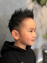 ボヌール ヘアーワークス(Bonheur hair works)&nbsp;ＪＳＢ風キッズカット×アラウンドブロック×お洒落キッズ