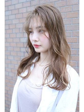 トリコ心斎橋(trico) ケアブリーチでお洒落柔らかミルクティーベージュ