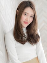【ROMA】大人キレイ女性/美肌ラベージュ/無造作カールロング