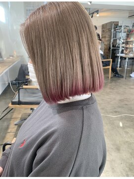 ザ オーダー(THE ORDER) 裾カラーピンク