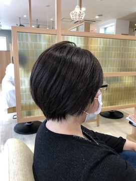 アドラーブル 長岡リップス旭岡店(adorable) ナチュラルブラック×【大人ショート】×40代50代