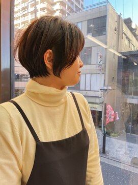 ノア ヘアデザイン 町田店(noa Hair Design) マルミショート×髪質改善ヘアカラー