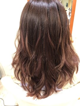 ニーナ ビューティーサロン(NINA Beauty Salon) ミディアムレッド#ミディアムヘア#大変身#エクステ