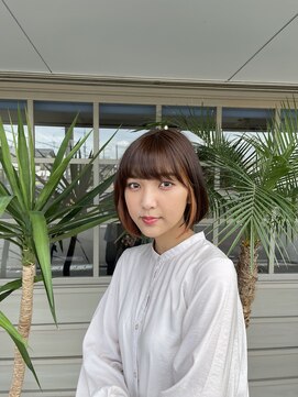 ソラーナバイマニスオブヘアー(SOLANA by Manis of hair) インナーカラーボブ