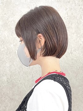 エリマ 調布(elima) 大人ショートボブ/ショートヘア/イルミナカラー/前髪あり[調布]