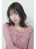 ナチュラルレイヤースタイル オリーブグレージュ