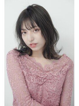 ムオン(muon) ナチュラルレイヤースタイル オリーブグレージュ