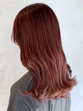 アイティーバイアルバム 下北沢店(IT by ALBUM) ワインレッド_ショコラベージュボブルフベビーバング_ba346741