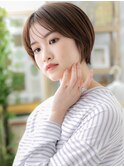 大人かわいい小顔ナチュラルマッシュショートa上尾20代30代40代