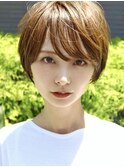 【渡辺】ショートグラデーションカラーペールベージュ