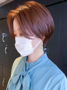 アイティーバイアルバム 下北沢店(IT by ALBUM) ハンサムショート_外ハネボブセクションカラー_ba389341