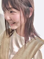 マイレ(maile)&nbsp;【maile】ブリーチなし/ピンクブラウン/外ハネストレート