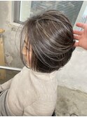 プリン知らず☆白髪も活かせるハイライト