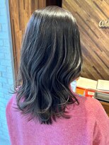 アデプト 金町店(adept)&nbsp;透明感◎アッシュグレー　S字ウェーブ