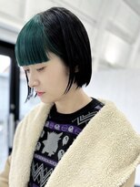 ザヘアメイクシェア(THE -HAIR MAKE SHARE-) ワタシらしくな個性派さんに☆前髪カラーワイドバング