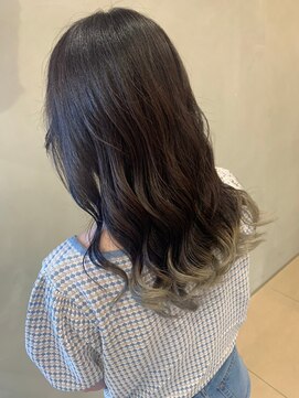 カノエ 下松店(canoe) 裾カラー/髪質改善縮毛矯正/髪質改善/韓国風/韓国ヘア