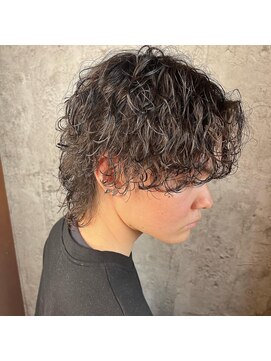 ロンド クラン 岡崎(Lond Clan) 波巻きパーマ_ウルフカット_ウルフ