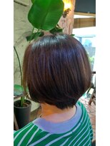 ロッソバイアルター 鎌取(ROSSO by aL-ter)&nbsp;マチルダボブ/ピンクベージュ/インナーグレージュ 石橋奈津子