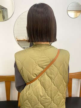 ハイフ(haif) 【haif】ラベンダーブラウン×ボブ