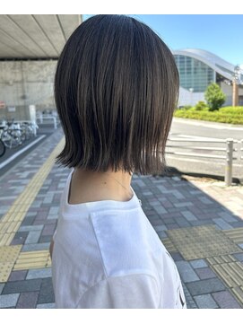 エフ(ef.) 切りっぱなし/切りっぱなしボブ／髪質改善カラー