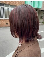 ヒカリス ヘアー 相川店(HIKARIS hair) クビレイヤー×ピンク×ハイライト