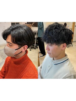 men'sからの支持◎メンズ専用ヘッドスパ/トレンドのパーマStyleも![四街道/四街道駅/men's/メンズ/学割U24]