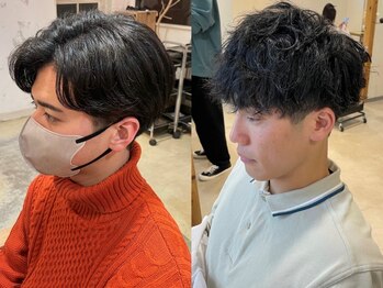 ニコ 四街道(nico)の写真/men'sからの支持◎メンズ専用ヘッドスパ/トレンドのパーマStyleも![四街道/四街道駅/men's/メンズ/学割U24]