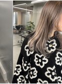ラベンダーグレージュ/ロングレイヤー