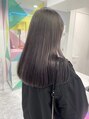 スリー 横浜(THREE) 透明感のあるツヤ髪カラー