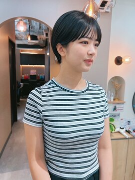 シビバイレボ(CIBI by revo) 地毛風カラー/ナチュラルレイヤーカット/ショートボブ[船橋]