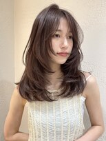 サイン 渋谷(SIGN)&nbsp;ザクザクレイヤーカット巻き方簡単ミディアムロング韓国渋谷