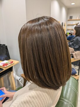 ヘアサロン ナノ(hair salon nano) 透け感ベージュカラー