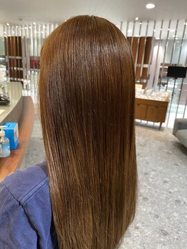 アース コアフュールボーテ 北小金店(EARTH coiffure beaute) さら艶ストレートロング