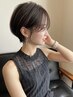 【白髪染め】カット+低アルカリカラー+lacオリジナルヘッドスパ￥14900